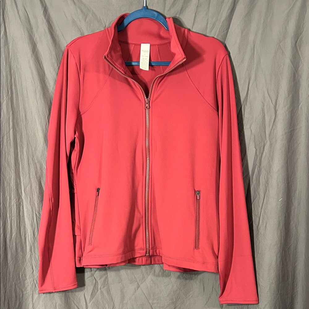 Isabella Active Wear Dark Pink Athletic Jacket